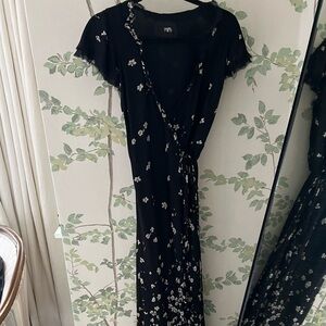 Reformation maxi formal dress. Wrap dress